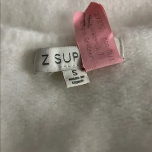 Z Supply Womens Weekender Soft Modern Sweater‎ in Color Sea Salt Size Small thumbnail 4