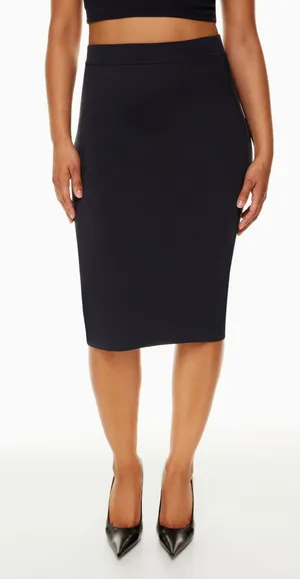 Aritzia Babaton Contour Pencil Skirt Black thumbnail 1