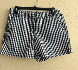 Zac & Rachel Black and White Gingham Shorts thumbnail 1