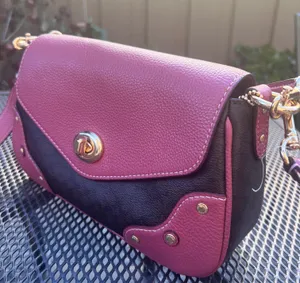 coach Millie Shoulder Bag In Colorblock Signature Canvas ce639 thumbnail 6