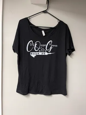 Chi Omega Gamma Rush Tee Size M thumbnail 2