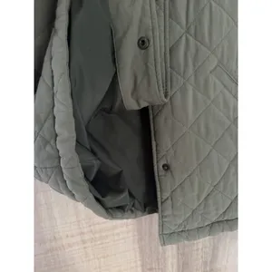 Old Navy Green Quilted Snap Button Lightweight Jacket Women’s Medium thumbnail 6