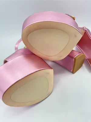 STUART WEITZMAN Skyhigh 145 Metallic Pink Platform Sandals Size 9 thumbnail 7