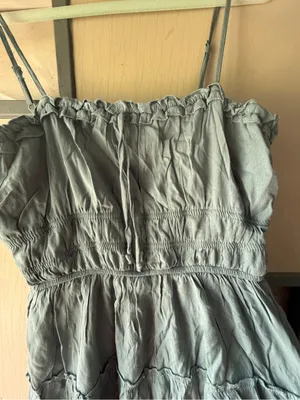 Trixxi Sage Green Tiered Spaghetti Strap Sundress thumbnail 4