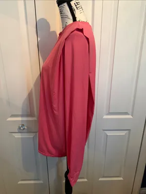 HALARA Coral Pink Long Sleeve Crew Neck Top thumbnail 4