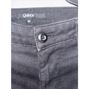 Quince High Rise Women’s Bella Stretch Patch Pocket Wide Leg Pants Black 29 thumbnail 9