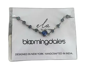 Ela by Ela Rae Blue Gemstone Beaded Stacking Bracelet thumbnail 1