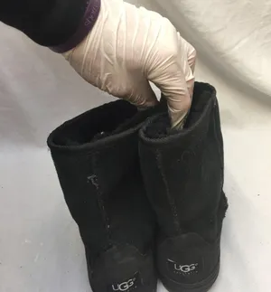 Mini UGG Black Boots Size: 5 thumbnail 5
