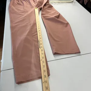 Stitch Star Ankle Pants Womens S Pink‎ Stretch High Rise Tapered Leg Athletic thumbnail 10
