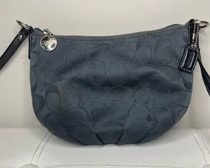 Coach Mini Crossbody Bag with Purple Satin Interior thumbnail 2