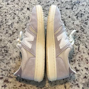 New Balance CT500GC Sneaker Women's 8 Lavender Cream Retro Court Suede Low Top thumbnail 5