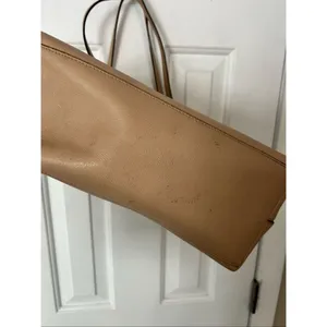 Coach tan toteNude Toned CITY Zip Crossgrain Leather Tote Purse Bag work purse thumbnail 5