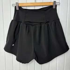 HALARA Women's High-Waisted Black Shorts Size‎ M thumbnail 3
