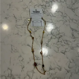 NWT White House Black‎ Market WHBM Convertible Accessory Glasses Chain thumbnail 4