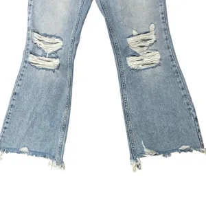 BDG Urban Outfitters Light Wash Distressed Flare Jeans Size 28 thumbnail 3