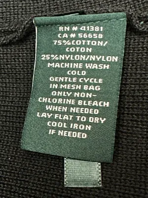NWT Lauren Ralph Lauren Black Knit Blazer with Contrast White Piping size PL thumbnail 5