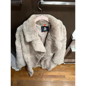 Orolay Women's Fuzzy Fleece Winter Jacket Faux Fur Lapel Coat XL thumbnail 3