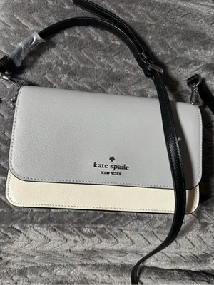 Kate Spade New York Madison Willow Mini Flap Crossbody Bag, platinum grey multi thumbnail 2