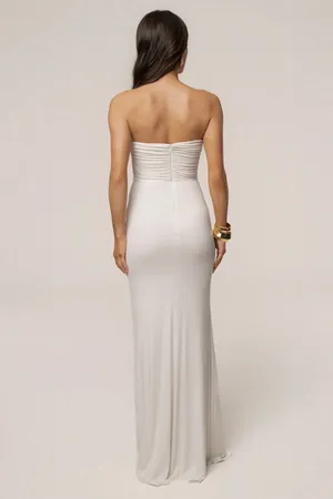 J. Lux Label IVORY ATHENA CUTOUT MAXI DRESS thumbnail 4