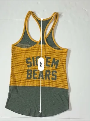Nike Baylor Bears Dri-FIT Racerback Tank Women’s Small Green Gold NCAA thumbnail 7