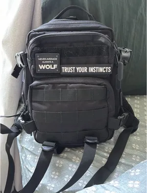Wolf pak mini backpack Black thumbnail 2