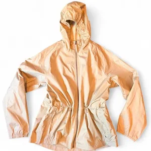 Timberland Waterproof Funnel Neck Cinched Waist Jacket Women XL Khaki thumbnail 6