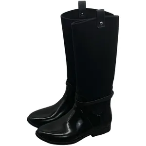 Michael Kors‎ Charm Stretch Calf Black Rain Boots Capsule Comfort Utility 9 thumbnail 2
