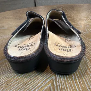 Finn Comfort Amalfi Leather Mule Clog Brown Size 36‎ US 6 thumbnail 3