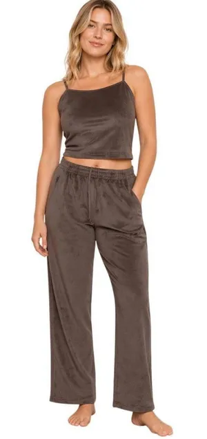 SKIMS Velour Track Pants thumbnail 1