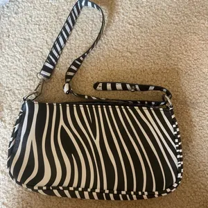 Zebra print leather retro bag thumbnail 4