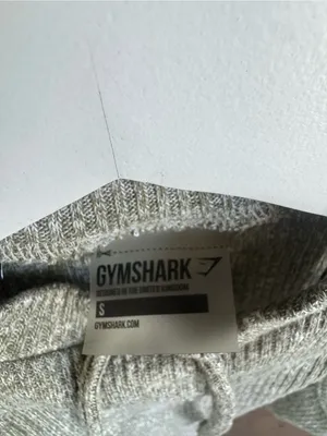 Gymshark Sleeveless Knit Drawstring Crop Tank Top - Olive Green thumbnail 2