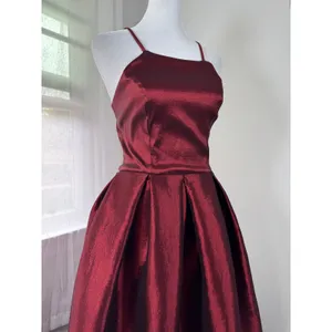 Vintage Y2K Windsor Crimson Sleeveless A-Line Floor Length Gown thumbnail 4