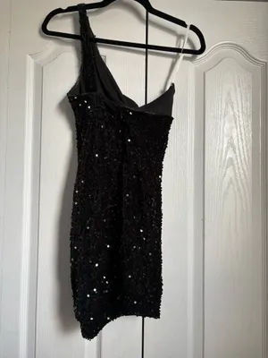 Black Sequin Amazon Dress thumbnail 2