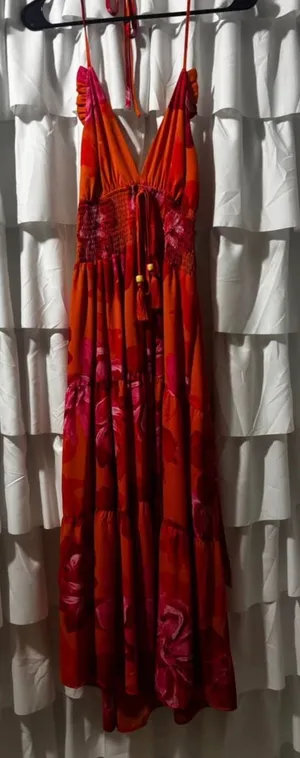 maxi beach dress Orange Size M thumbnail 1