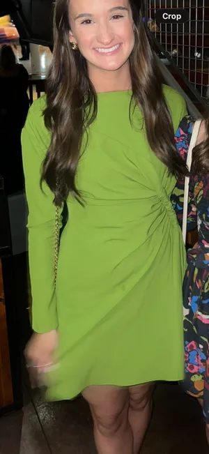 ASOS green mini dress  thumbnail 2