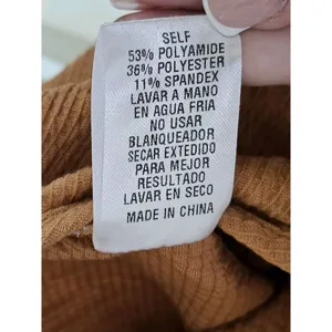 Storia Rust Color‎ Ruffle Hem Adjustable Sleeveless Crop Top Size Large Boho thumbnail 6