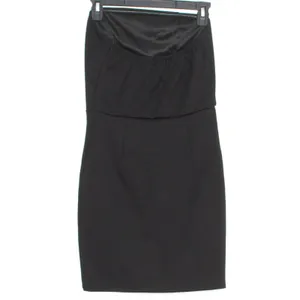 Superdown Womens Dress Strapless Zipper Mini Cocktail Zipper Black Size Small FU thumbnail 2