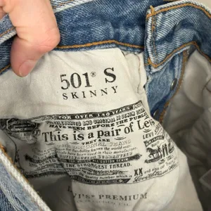 Levi’s Premium 100% Cotton Rigid 501 Skinny Distressed Jeans - Size 25x28 thumbnail 5