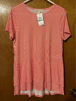 MICHAEL KORS, size L coral reef shirt thumbnail 1