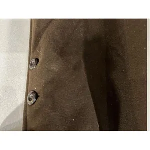 Donnybrook Wool Rabbit Collar Brown Long Coat Vintage VTG 14 AS IS thumbnail 6