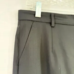 Zanella Made in Italy Black Stretch Wide Leg Trousers Dress Pants Womens 8‎ thumbnail 7