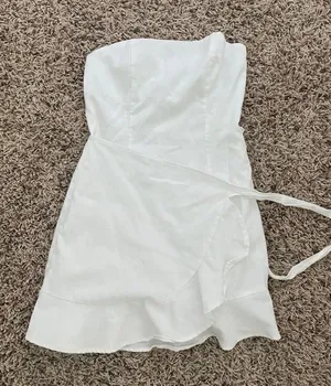 Princess Polly White Strapless Mini Dress thumbnail 2