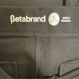 Betabrand Straight Leg Classic Dress Yoga Black Pant thumbnail 3