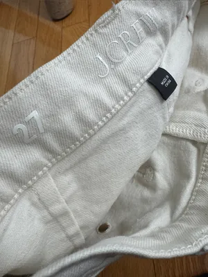J.Crew Sailor denim trouser in ecru 27 thumbnail 6