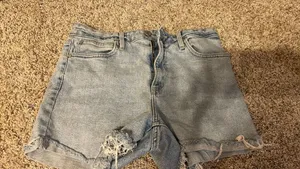 boutique denim shorts size M Blue Size M thumbnail 1
