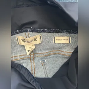 Madewell Kick Out Crop Maternity Jeans thumbnail 8