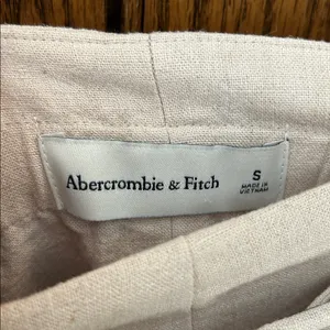 Abercrombie Belted Linen‎ Shorts Small thumbnail 3