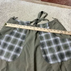 Unbranded Reversible Plaid Wrap Skirt Womens Medium Green Gorpcore A-Line Midi thumbnail 3