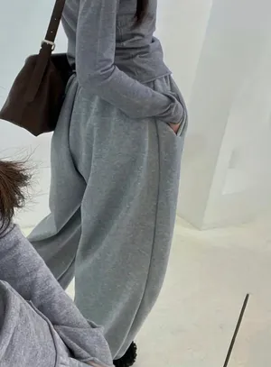 Jogging pants grey plus size XXL Gray thumbnail 4