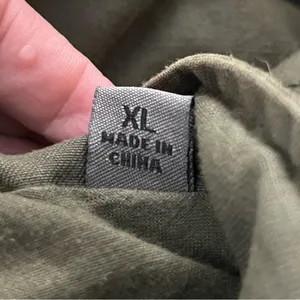 Levi’s Quilted Utility Military Jacket Epaulets Army Green XL thumbnail 7